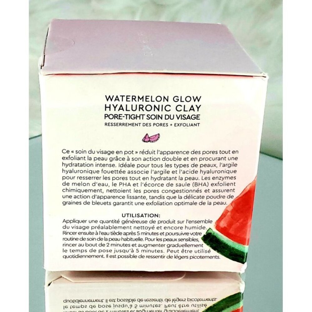 GLOW RECIPE Watermelon Glow Hyaluronic Clay Pore Tight Facial  - Fukk Size 60 ml - Picture 4 of 7